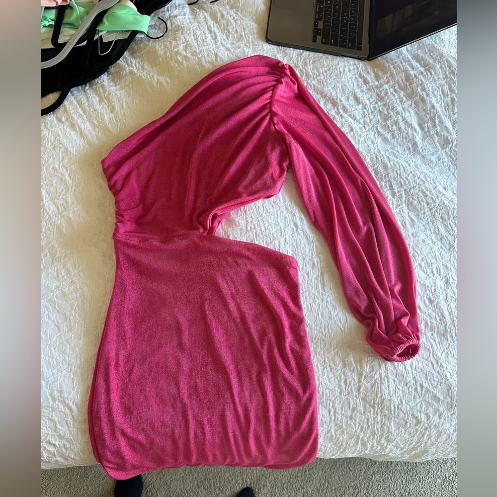 Pink Cutout Amazon Dress
